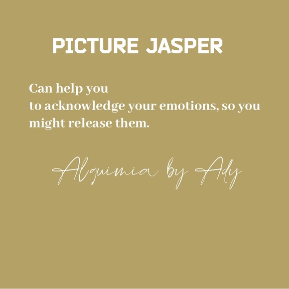 Alquimia picture jasper and big brown agate beaded bracelet - Picture 5 of 8